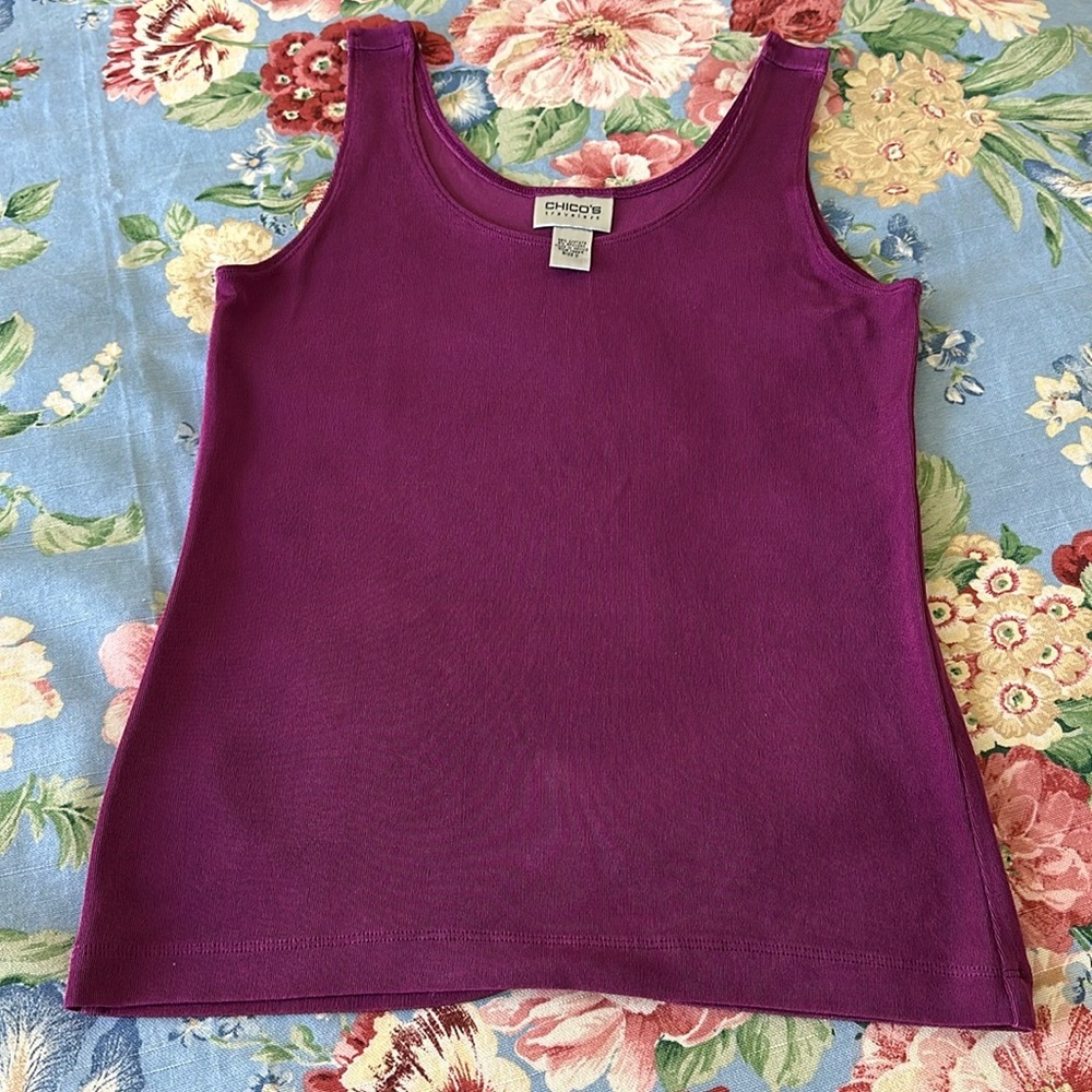 Chico’s, tank top, size 0, Raspberry
